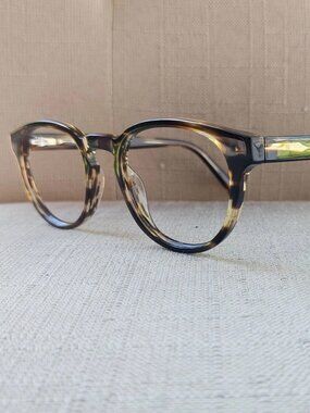 Warby Parker Eyeglasses Frame PERVEY M 256 Eyewear Tortoise Unisex Glasses